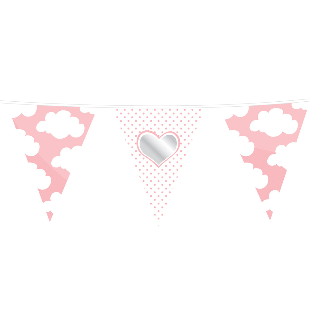 Haza white beard garland baby girl, 10mtr.
