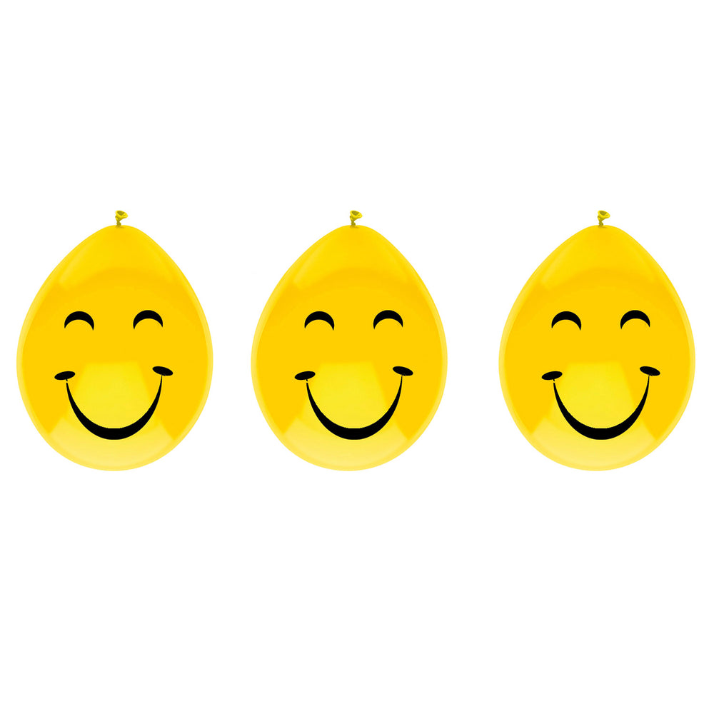 Haza whitebeard balloon smiley, 6 pcs.