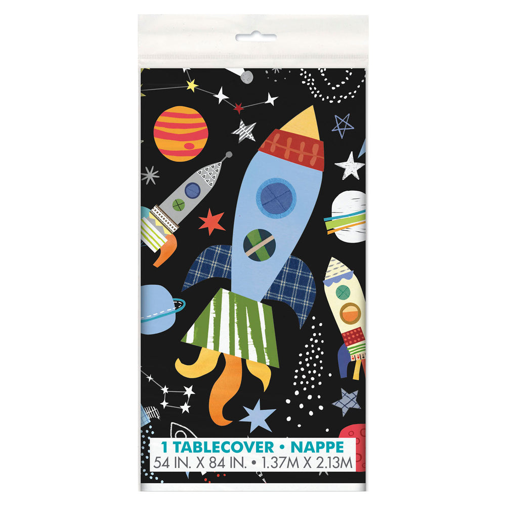 Haza whitebeard tablecloth space travel