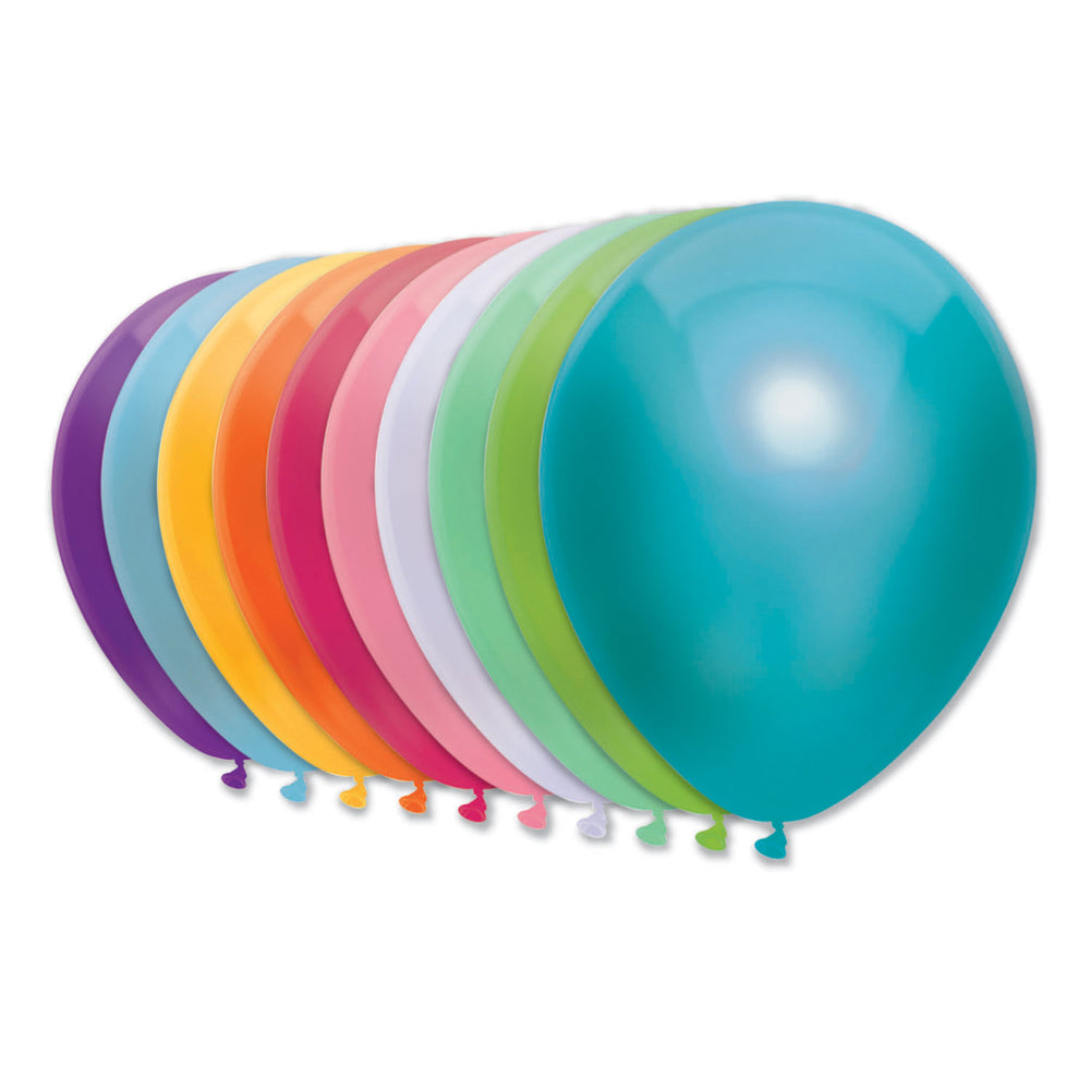 Haza whitebeard balloons 10 neon colors, 10 pcs.