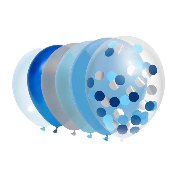 Haza whitebeard balloons blue, 10pcs.