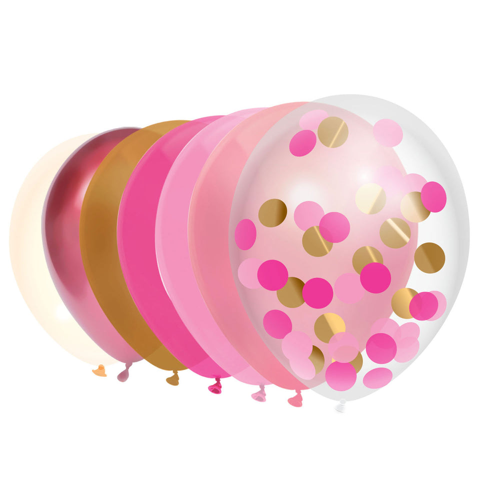 Haza whitebeard balloons princess colors, 10 pc.