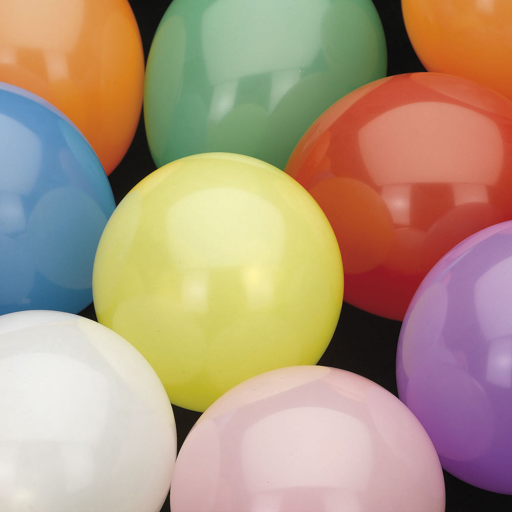 Haza whitebeard balloons colored, 100pcs.
