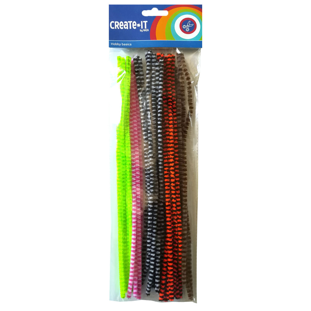 Haza whitebeard chenille animal mix, 50 pcs.