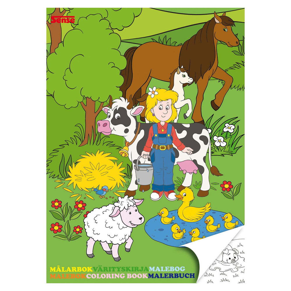 Haza Whitebeard coloring book farm