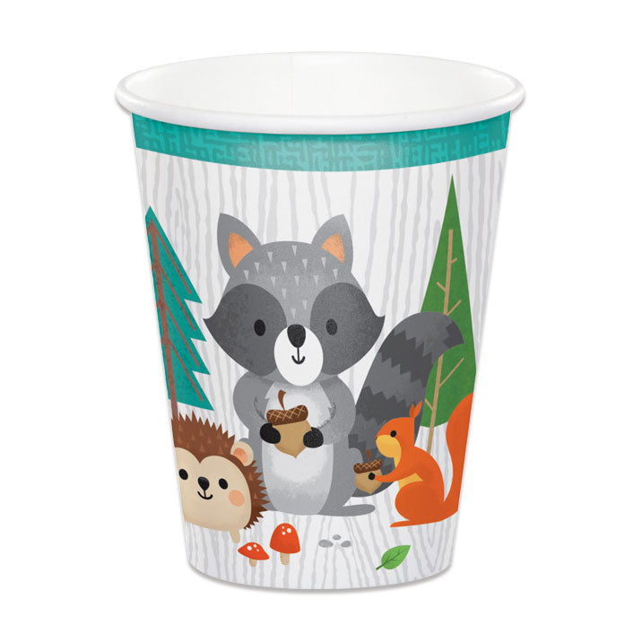 Haza whitebeard wild ones cups forest animals, 8pcs.