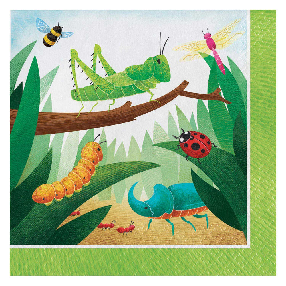 Haza white-bearded insect napkins, 16 pcs.