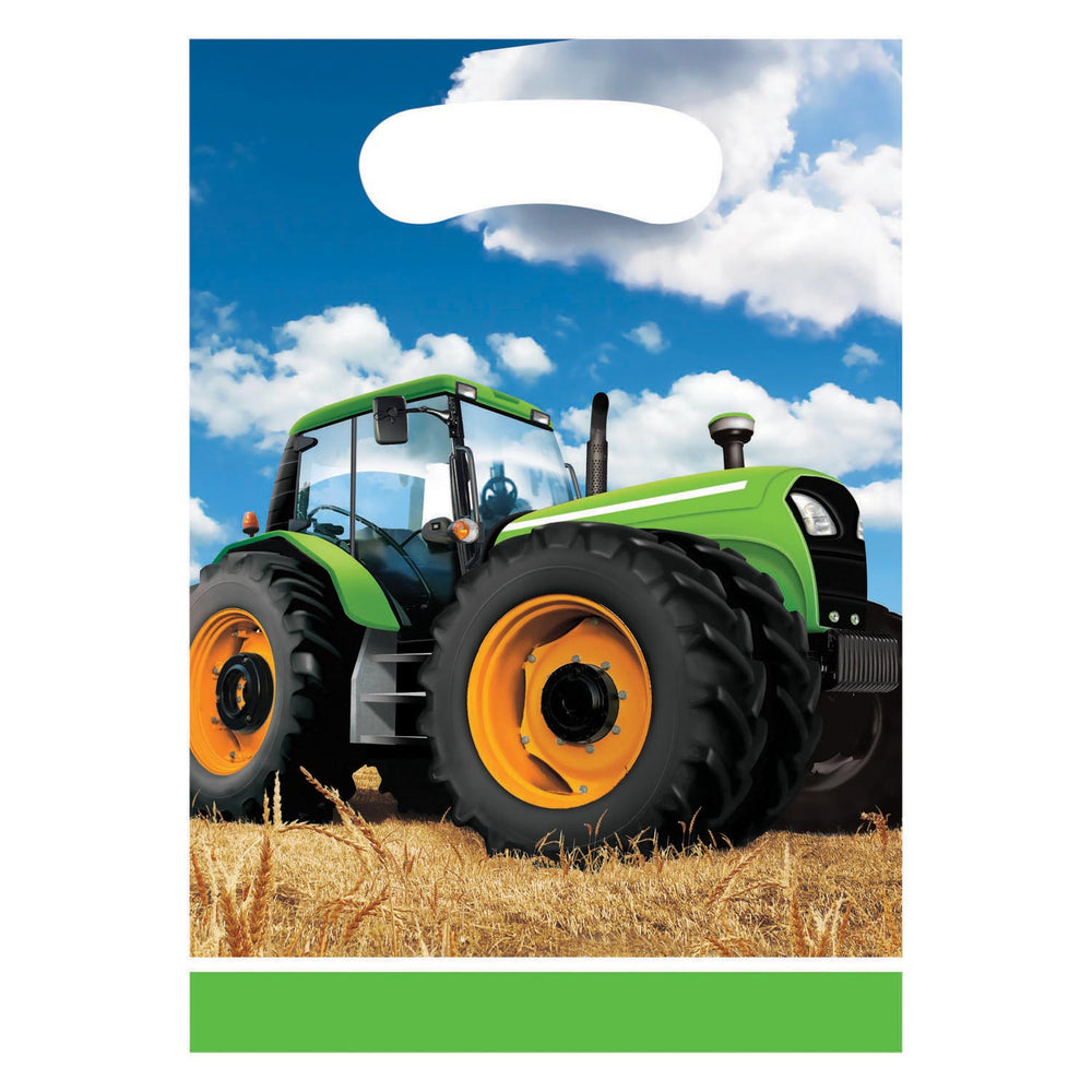 Haza Whitebeard tractor treat bags, 8 pc.