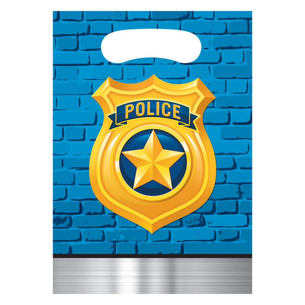 Police Party Bags, 8 pc.