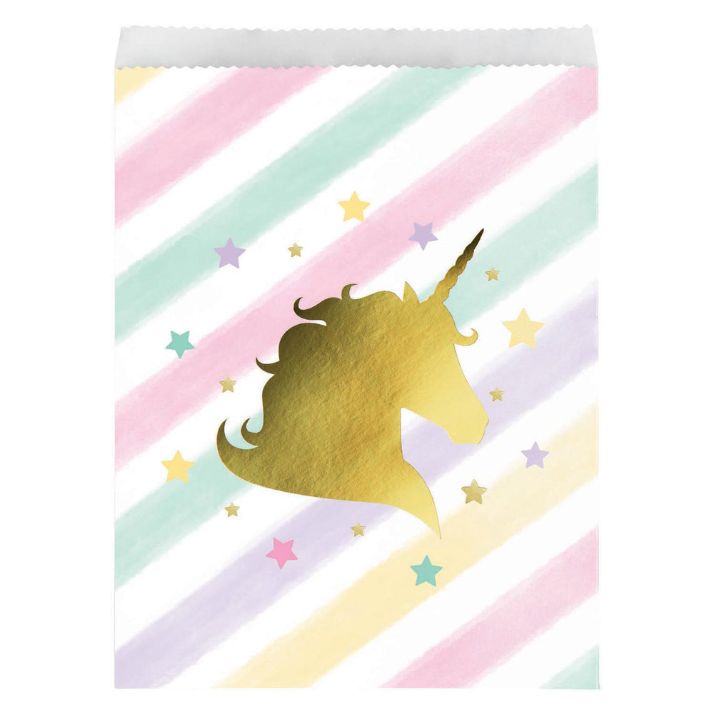 Haza White Beard Unicorn Party Bags, 10 pc.