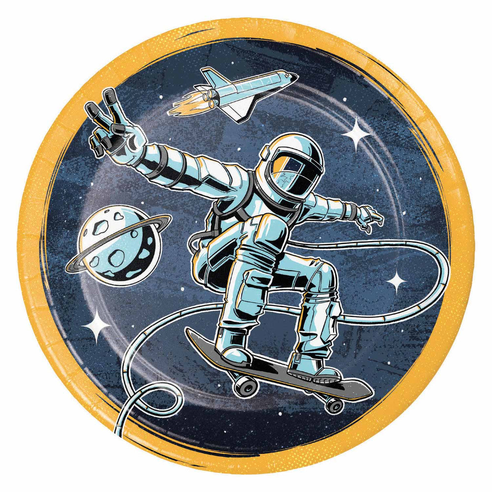 Haza Whitebeard Astronaut plates, 8pcs.