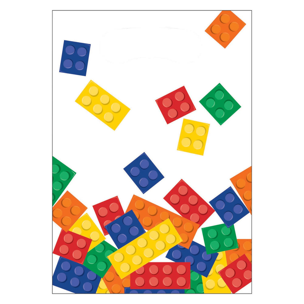 Haza Whitebeard Building Blocks Party Favor Bags, 8 pc.