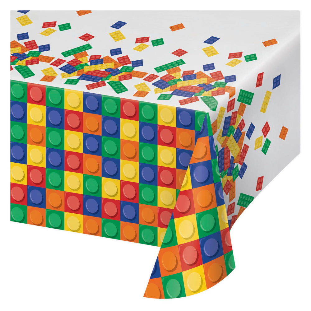 Haza whitebeard building blocks tablecloth