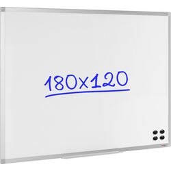 Geëmailleerd magnetisch whiteboard vk 180x120cm