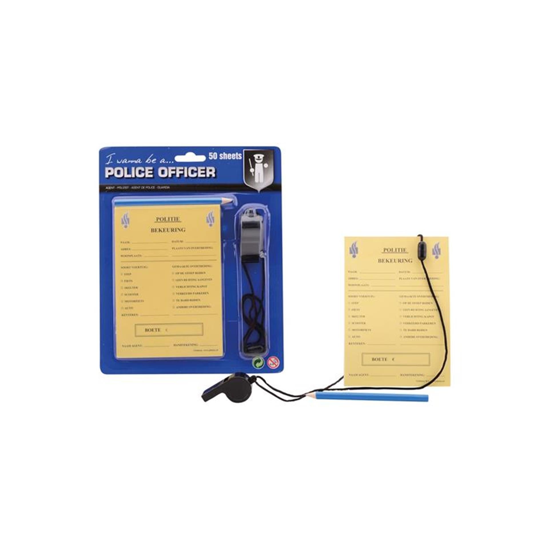 Johntoy Politie Bonnenboekje