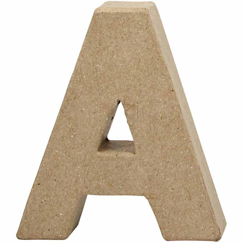 Creativ Bedrijfsbrief Papier-maché A, 10cm