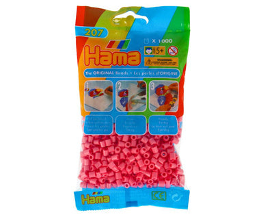 Hama strijkkralen 1000 stuks roze