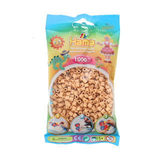 Hama strijkkralen beige 1000 stuks