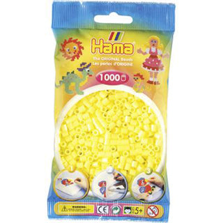 Hama strijkkralen 1000 stuks geel pastel | 5 stuks
