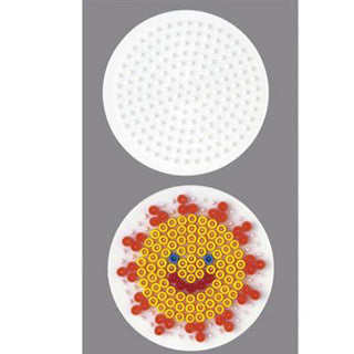 Hama strijkkralen grondplaat rond klein | 10 stuks