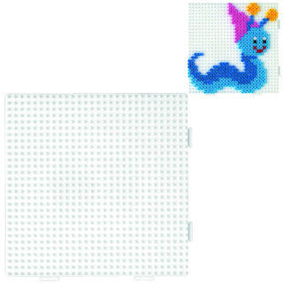 Hama strijkkralen grondplaat vierkant koppelbaar groot | 5 stuks