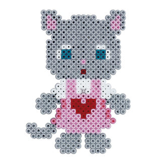 Hama strijkkralenset geschenkdoos - kat verkleden, 2500st.
