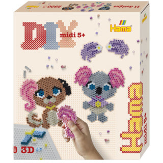 Hama strijkkralen 2500 stuks 3d dierensalon