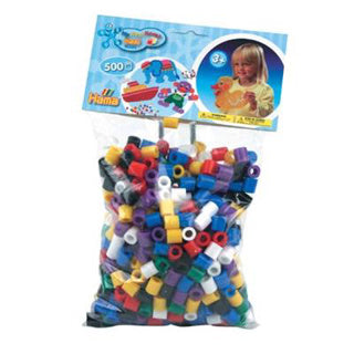 Hama maxi strijkkralen 500 stuks mixed colors | 3 stuks