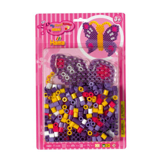 Hama maxi strijkkralen blister pack vlinder 250 stuks | 6 stuks