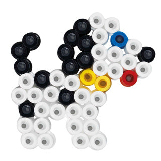 Hama maxi strijkkralenset hond, 100st.