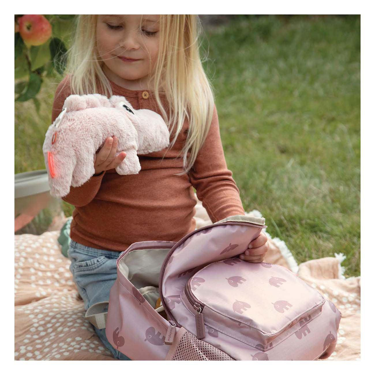 Done by hert kinderrugzak ozzo roze 5 l