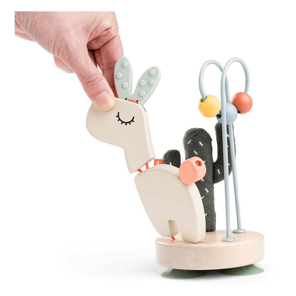 Done by deer motoriek spiraal met zuignap lalee beige