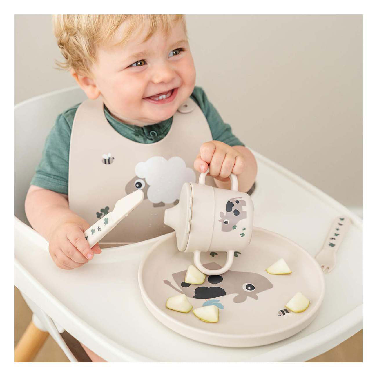 Done by hert tuitbeker kleine boerderij beige, 215ml