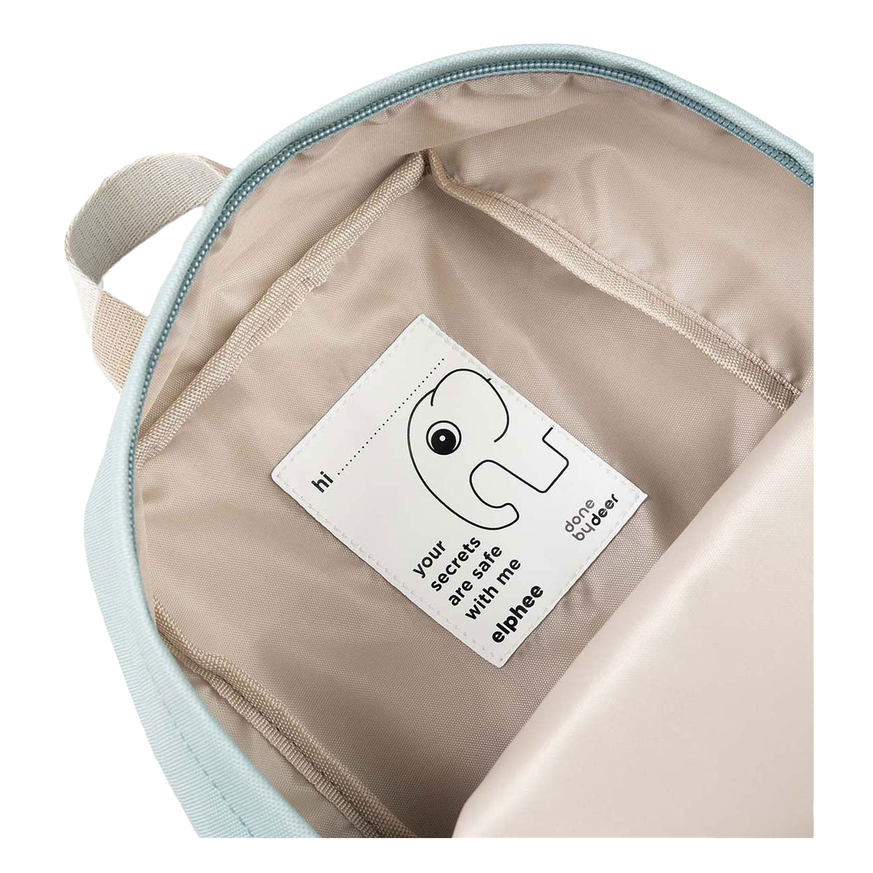 Done by hert kinderrugzak elphee blauw 4 l