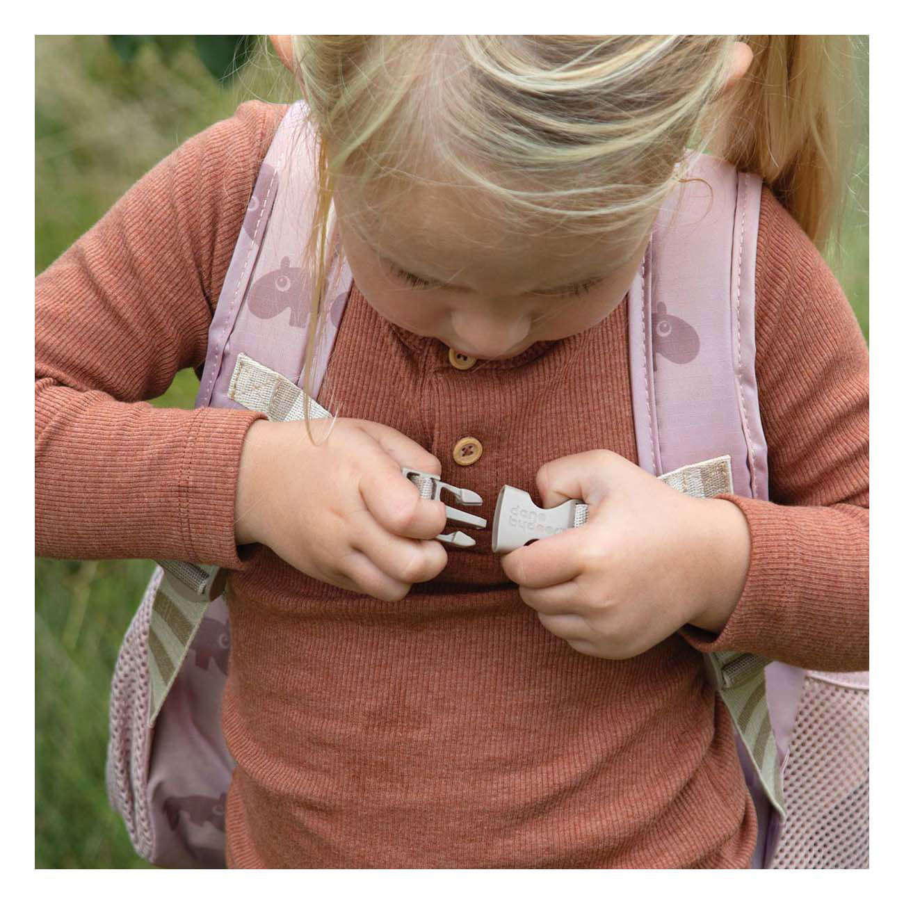 Done by hert kinderrugzak lalee beige 5 l