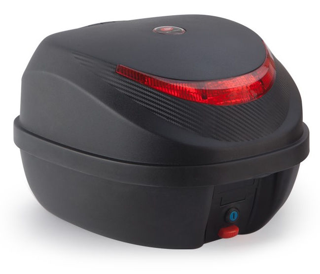 Top case Edge Toscane 32 litres noir brillant