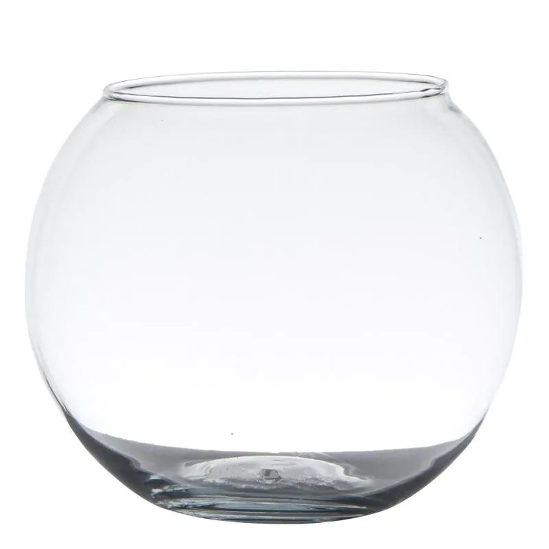 Hakbijl glass glazen bubble bol vaas ø9,5xh7cm