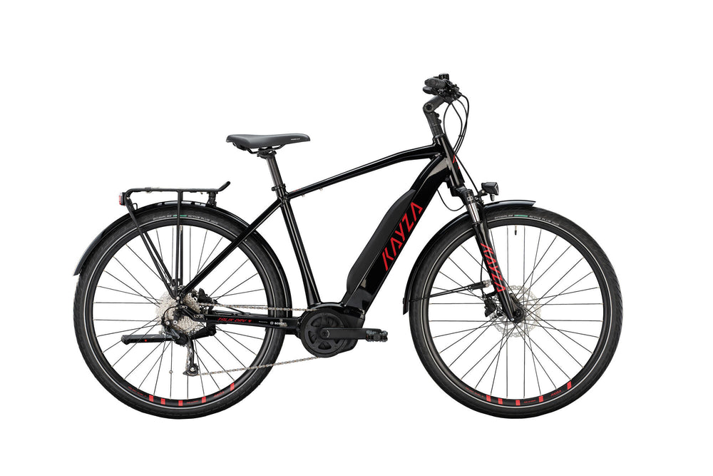 Kayza elektrische trekkingfiets talik dry 4 mod. 22 ebike talik dry 28 52 diam. 9sp black red