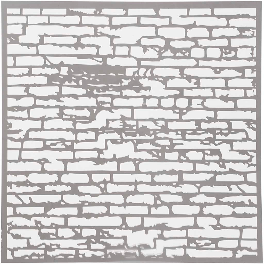 Creative company sjabloon stenen muur, 30,5x30,5cm