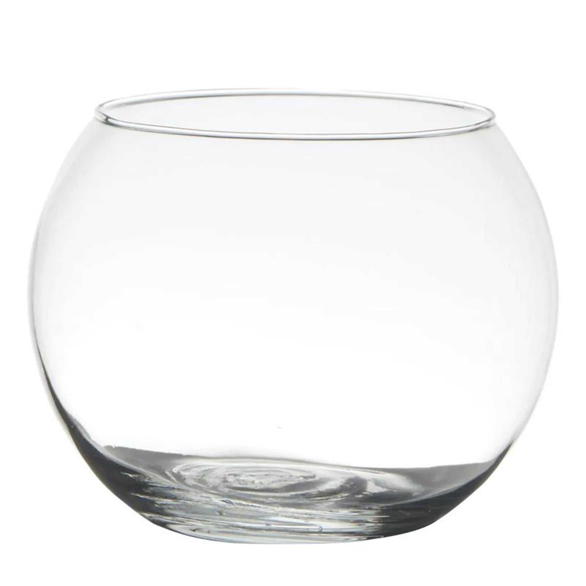 Hakbijl glass glazen bubble bol vaas ø16xh13cm