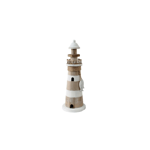 Gerkimex vuurtoren hout ø11,5x30cm