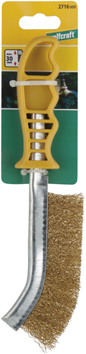 Wolfcraft handdraadborstel | rvs | 265mm | 1 stuk - 2717000