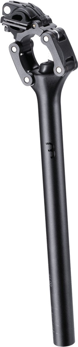 Bbb cycling comfortpost zadelpen met vering - ø 27.2mm - lengte: 400mm - en-15194 gecertificeerd voor elektrische fiets mtb - bsp-41