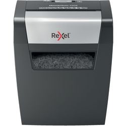 Rexel momentum x308 papierversnipperaar - p3 cross cut snippers - tot 8 vel - 15l - zwart