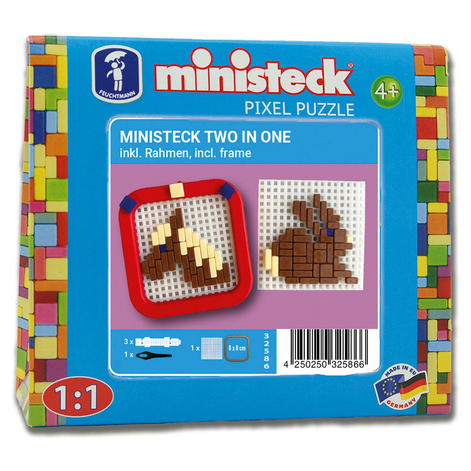 Ministeck Set, 130st. (met fotolijst)