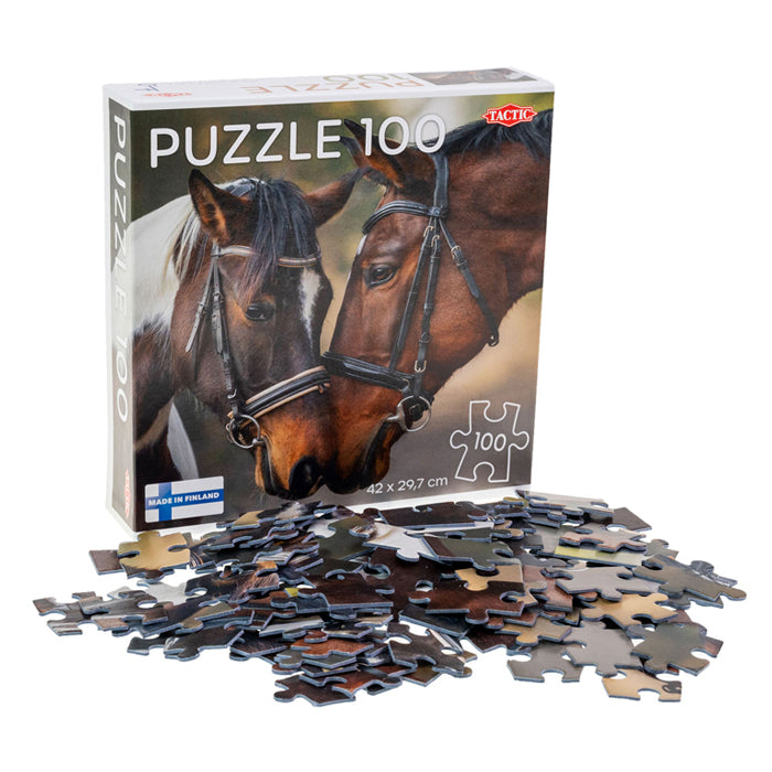 Tactische legpuzzel paarden verliefd, 100st.