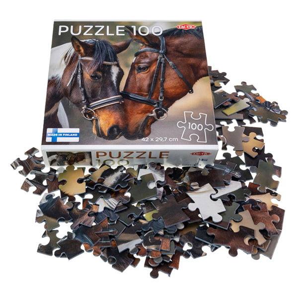 Tactische legpuzzel paarden verliefd, 100st.