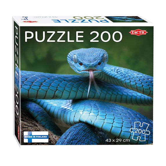 Tactische legpuzzel blauwe adder, 200st.