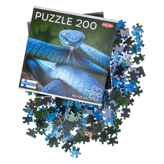 Tactische legpuzzel blauwe adder, 200st.