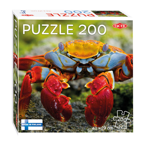 Tactische legpuzzel kleurrijke krab, 200st.